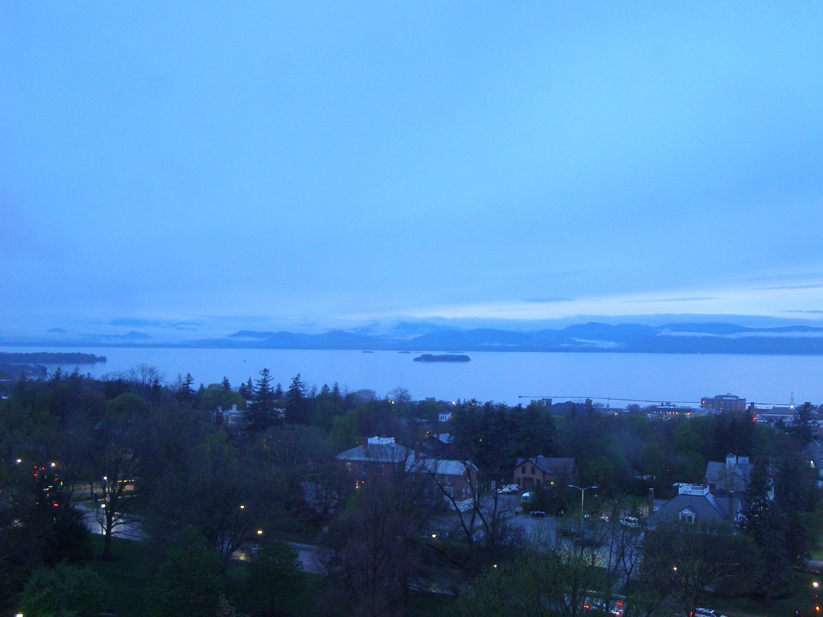 Left view, Burlington sunset on Wednesday, May 6, 2026