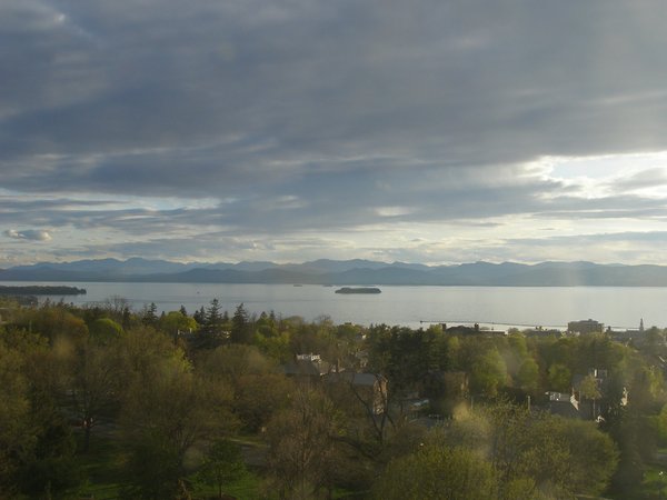 Burlington sunset on Friday, May 8, 2026 at 7:18 PM EDT