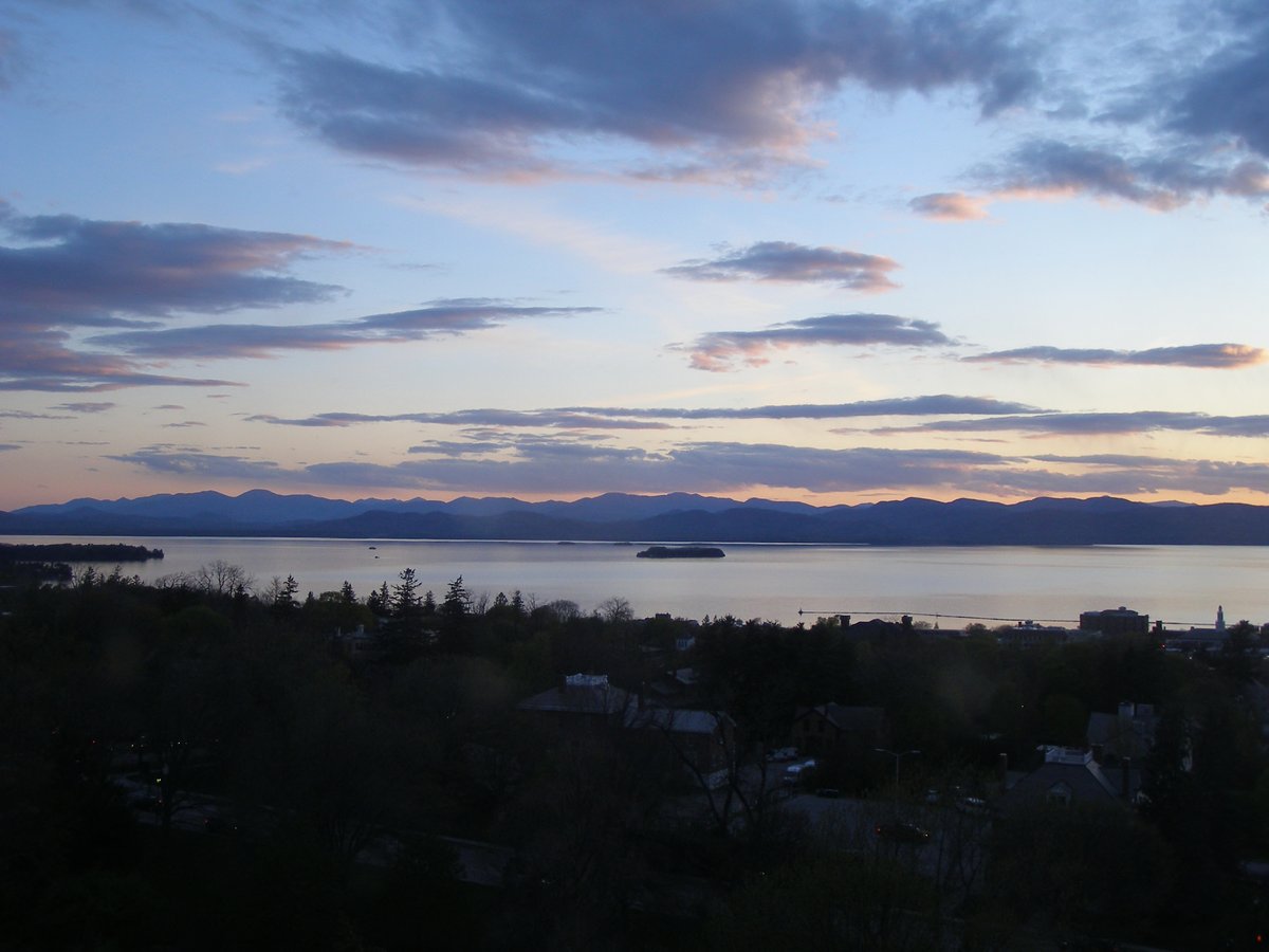 Left view, Burlington sunset on Friday, May 8, 2026