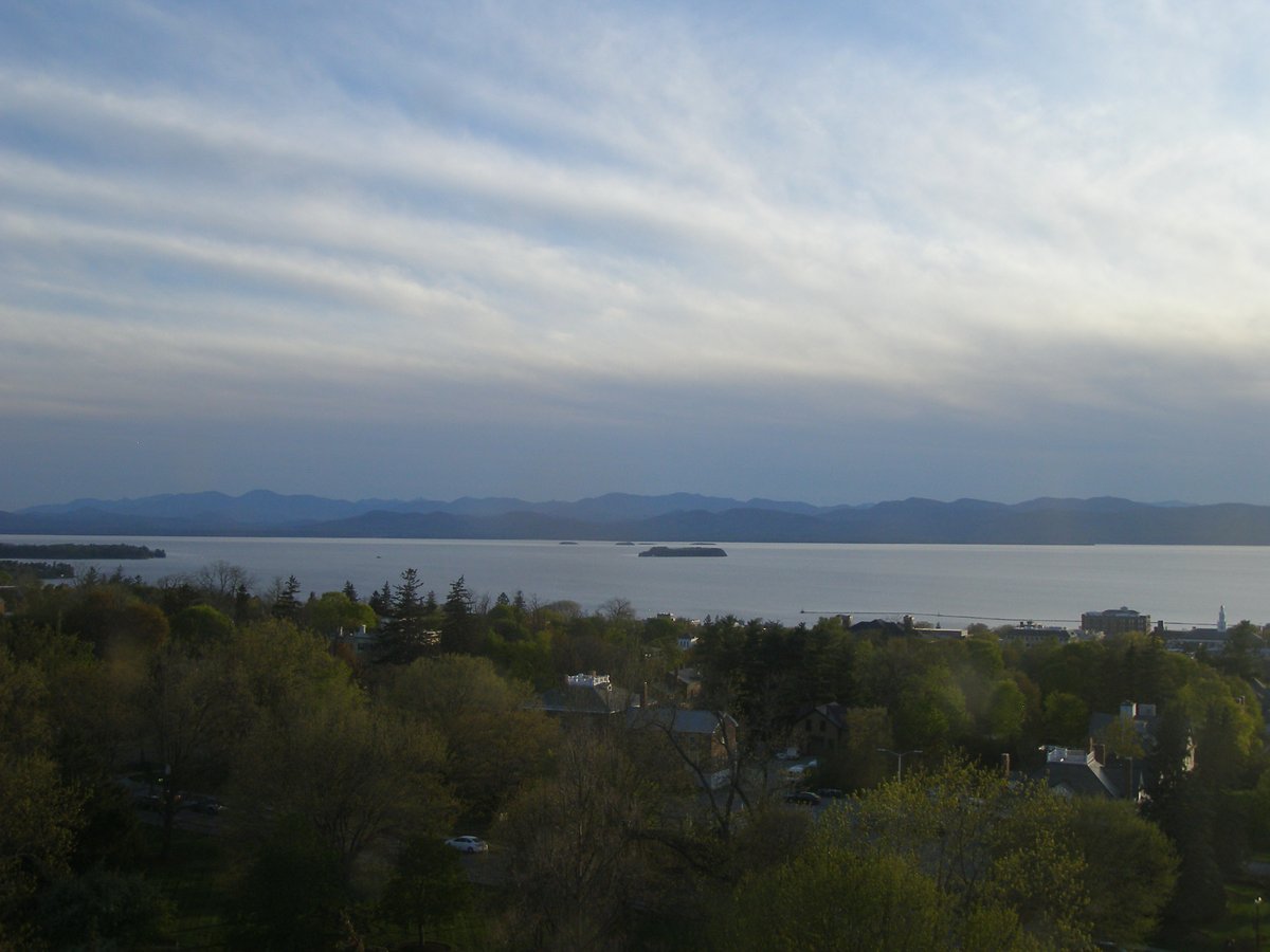 Left view, Burlington sunset on Tuesday, May 12, 2026