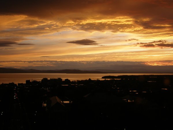 Burlington sunset on Saturday, May 16, 2026 at 8:18 PM EDT