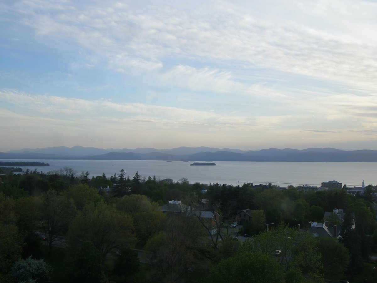 Left view, Burlington sunset on Sunday, May 17, 2026