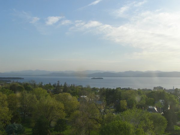 Burlington sunset on Sunday, May 17, 2026 at 7:13 PM EDT