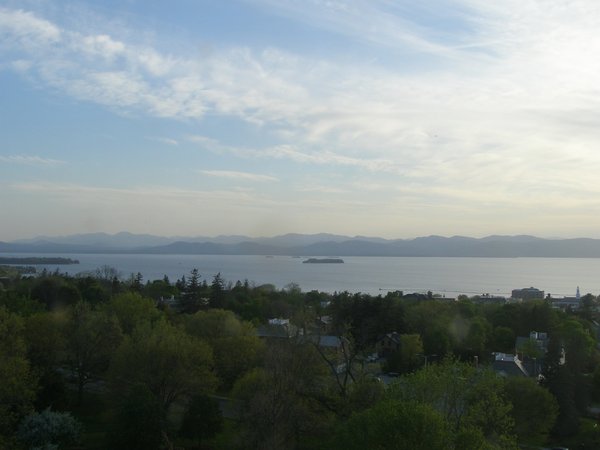 Burlington sunset on Sunday, May 17, 2026 at 7:18 PM EDT