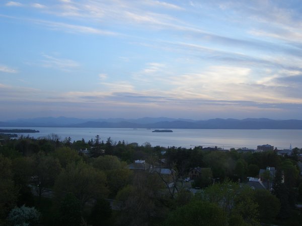 Burlington sunset on Sunday, May 17, 2026 at 8:14 PM EDT
