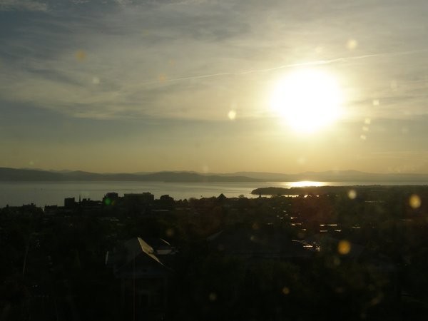 Burlington sunset on Tuesday, May 19, 2026 at 7:43 PM EDT