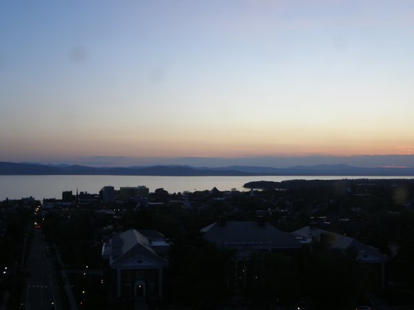 Burlington sunset on Tuesday, May 19, 2026 at 8:43 PM EDT