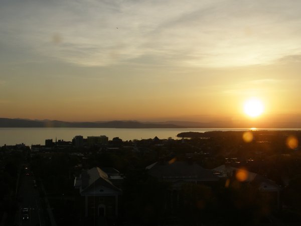 Burlington sunset on Tuesday, May 19, 2026 at 8:13 PM EDT