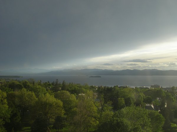 Burlington sunset on Wednesday, May 20, 2026 at 7:28 PM EDT
