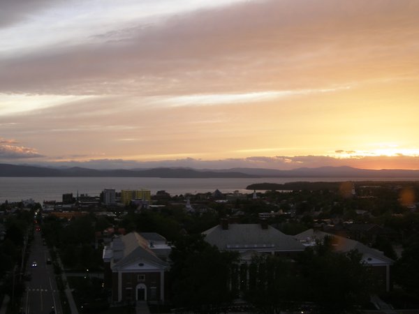 Burlington sunset on Wednesday, May 20, 2026 at 8:28 PM EDT