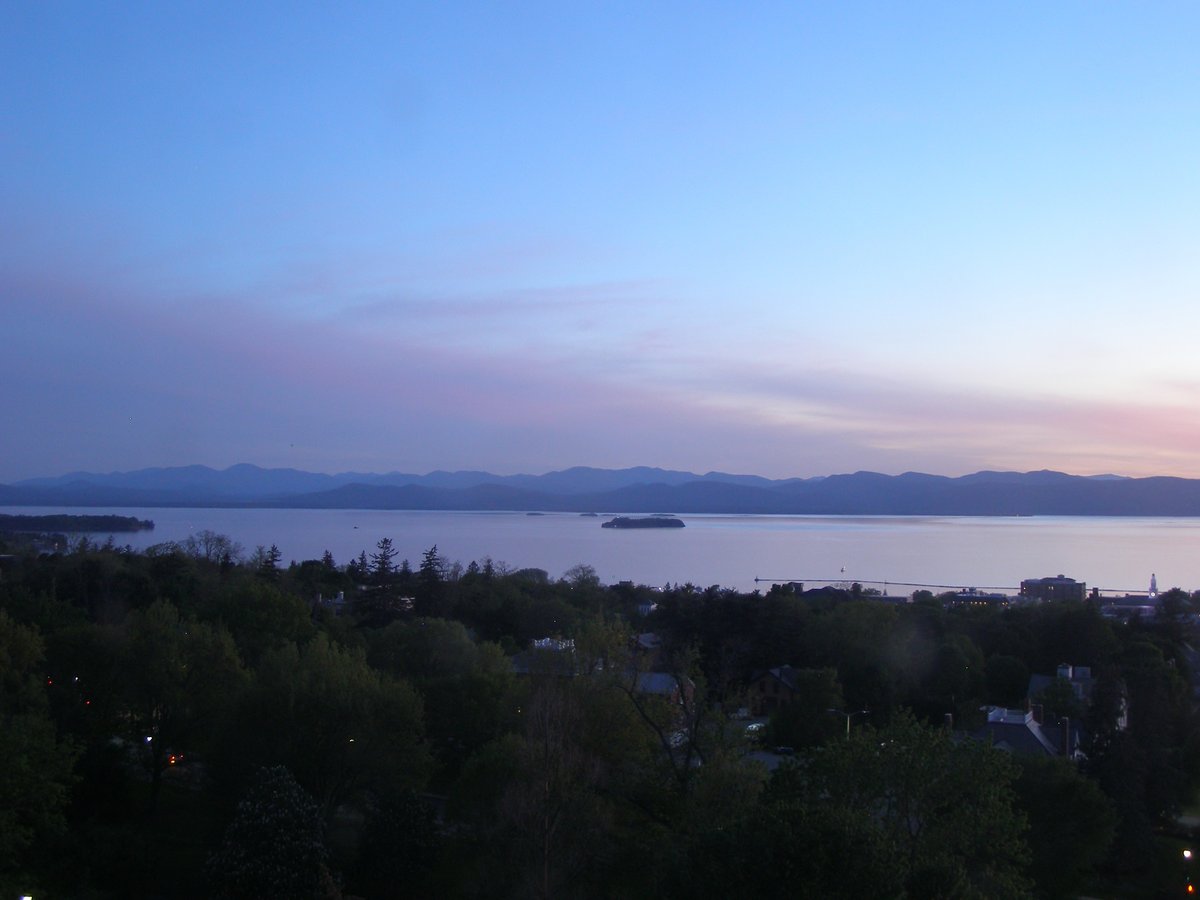 Left view, Burlington sunset on Friday, May 22, 2026