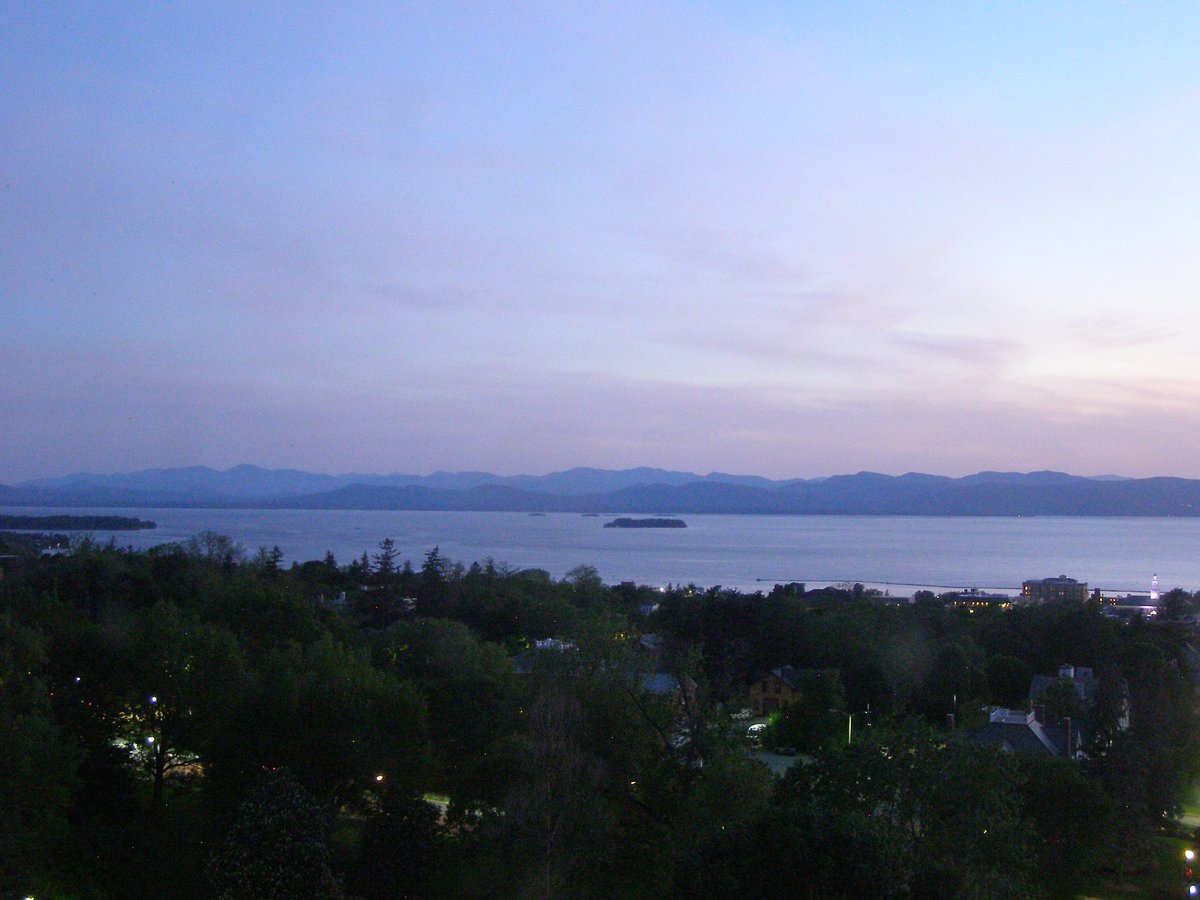 Left view, Burlington sunset on Tuesday, May 26, 2026
