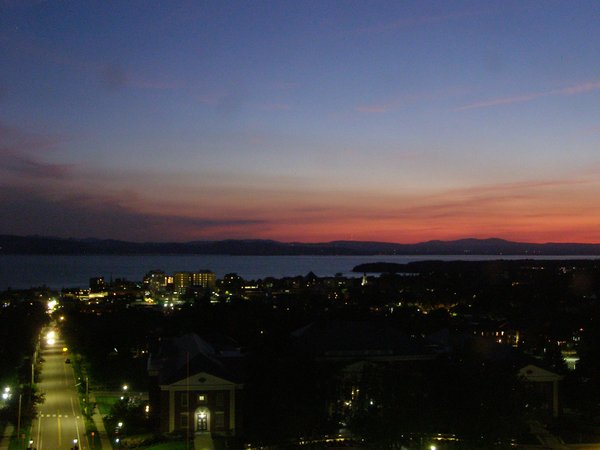 Burlington sunset on Tuesday, May 26, 2026 at 9:28 PM EDT