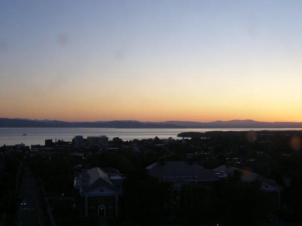 Burlington sunset on Saturday, May 30, 2026 at 8:43 PM EDT