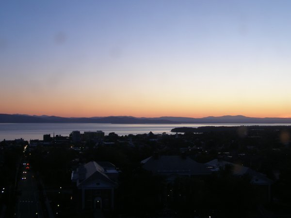 Burlington sunset on Saturday, May 30, 2026 at 8:58 PM EDT