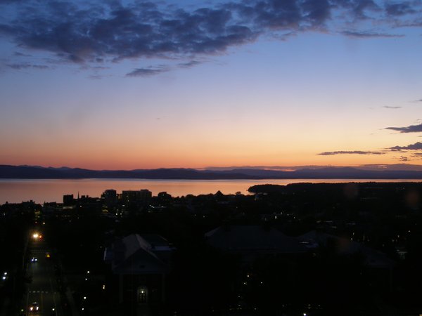 Burlington sunset on Monday, June 1, 2026 at 9:13 PM EDT