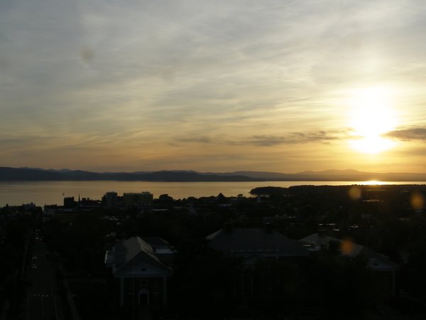 Burlington sunset on Tuesday, June 2, 2026 at 8:13 PM EDT