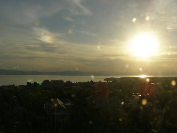 Burlington sunset on Wednesday, June 3, 2026 at 7:58 PM EDT