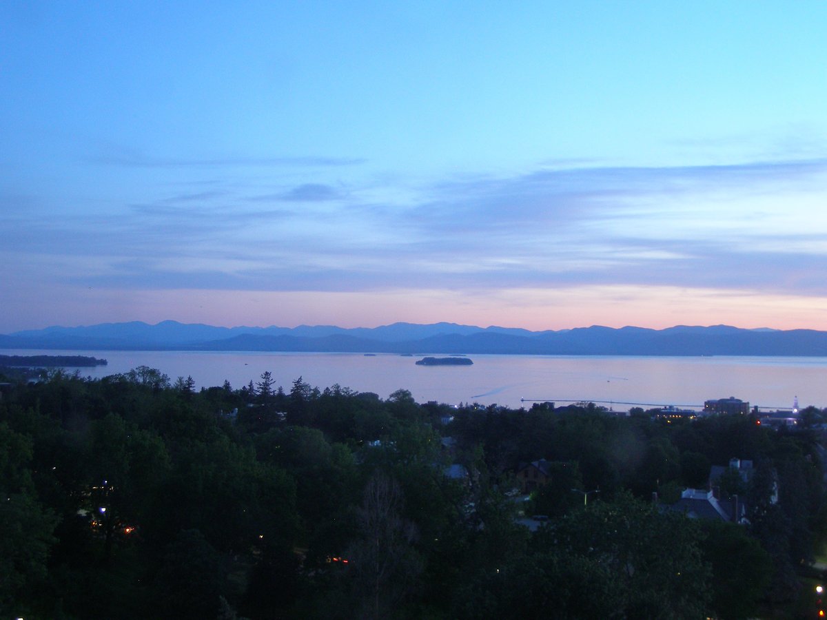 Left view, Burlington sunset on Wednesday, June 3, 2026