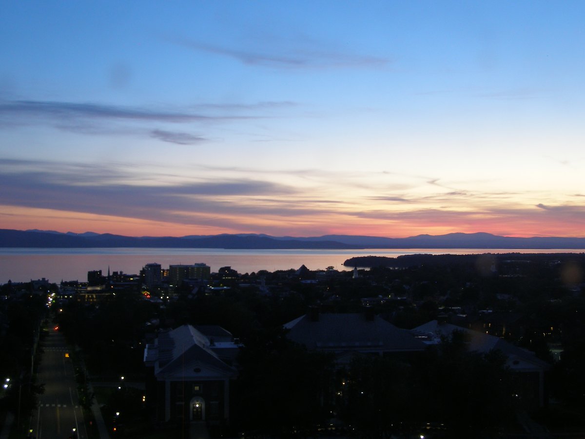 Right view, Burlington sunset on Wednesday, June 3, 2026