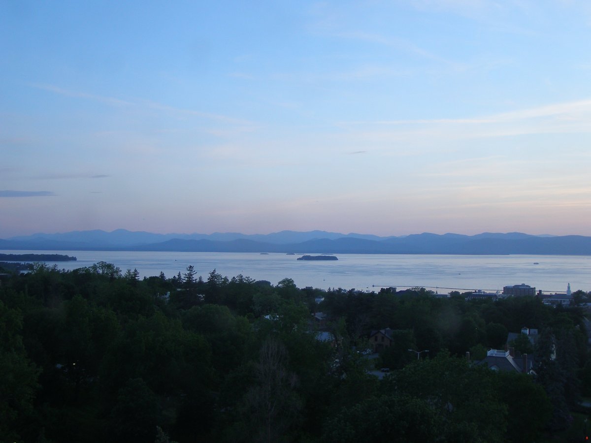 Left view, Burlington sunset on Thursday, June 4, 2026