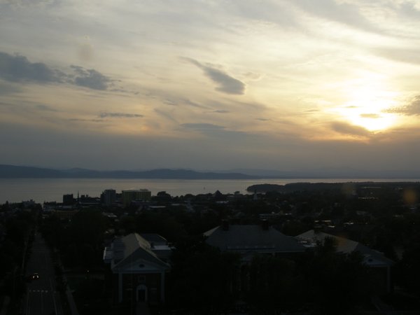 Burlington sunset on Friday, June 5, 2026 at 8:13 PM EDT