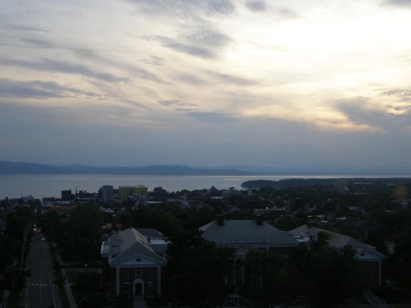 Burlington sunset on Friday, June 5, 2026 at 8:18 PM EDT