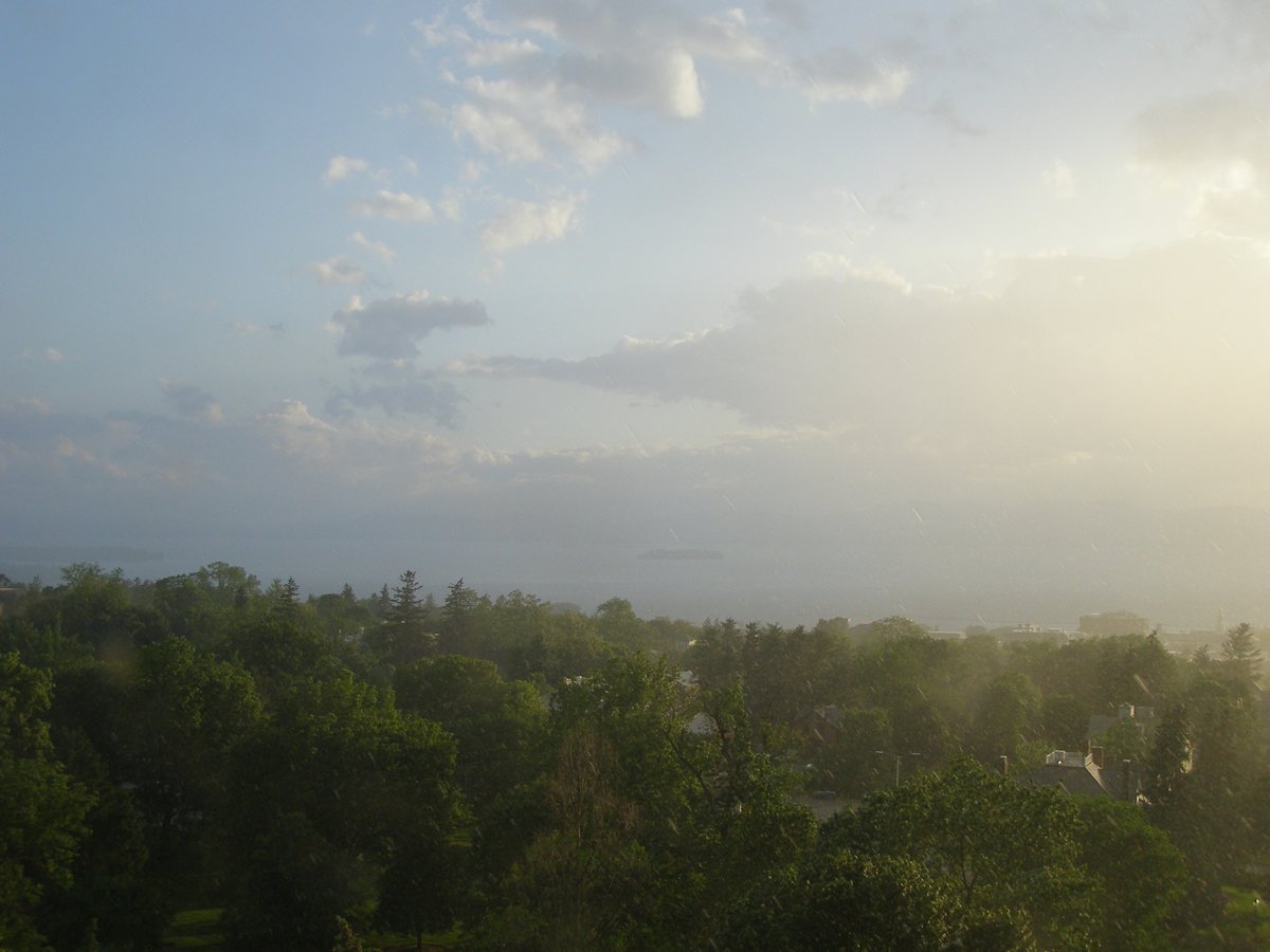 Left view, Burlington sunset on Saturday, June 6, 2026
