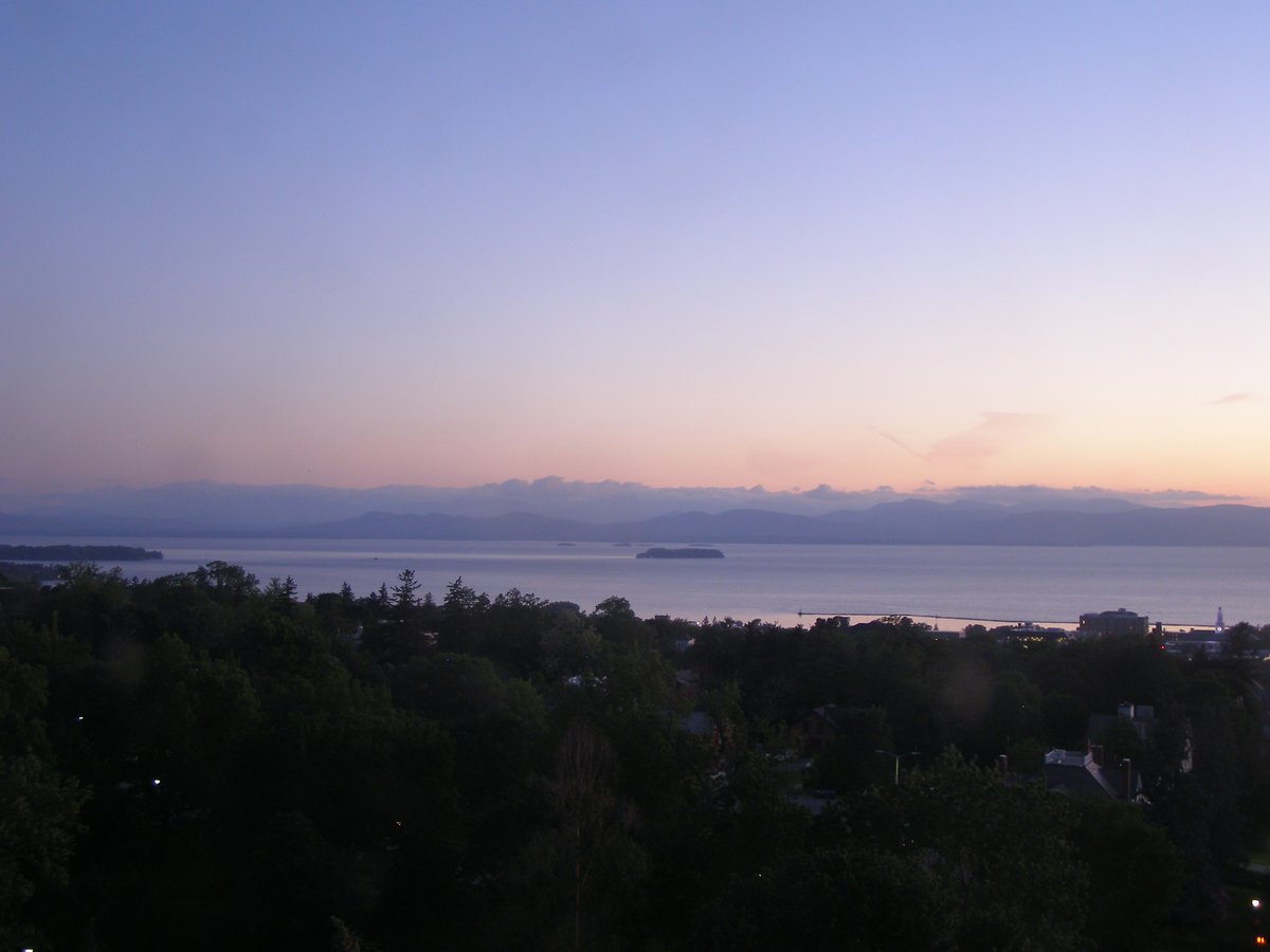 Left view, Burlington sunset on Sunday, June 7, 2026