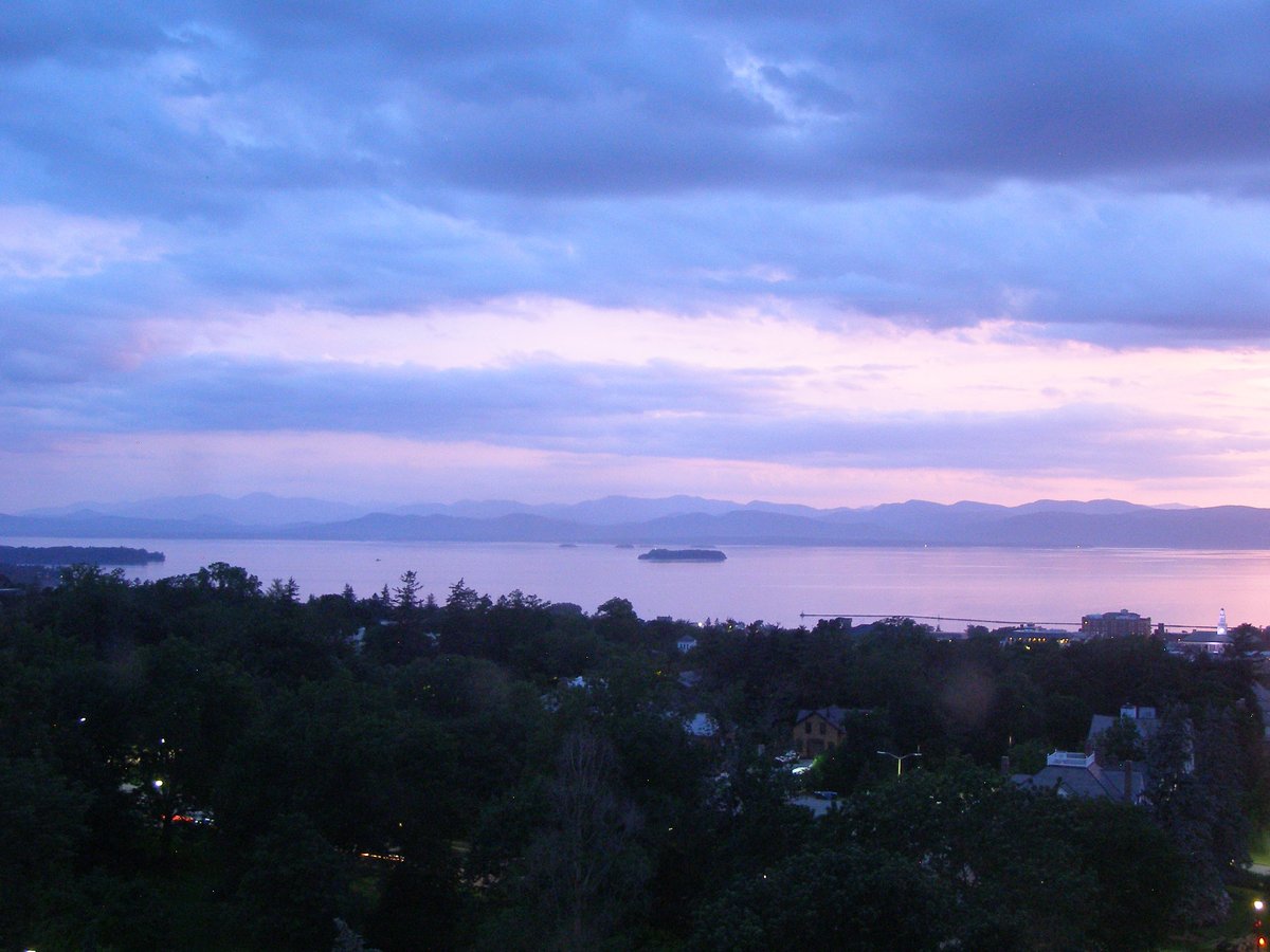 Left view, Burlington sunset on Thursday, June 11, 2026