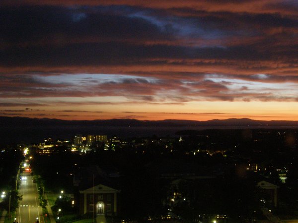 Burlington sunset on Friday, June 12, 2026 at 9:43 PM EDT