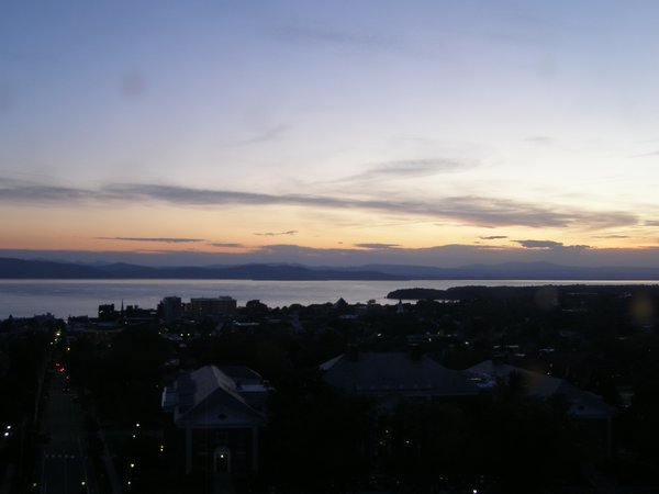 Burlington sunset on Saturday, June 13, 2026 at 9:13 PM EDT