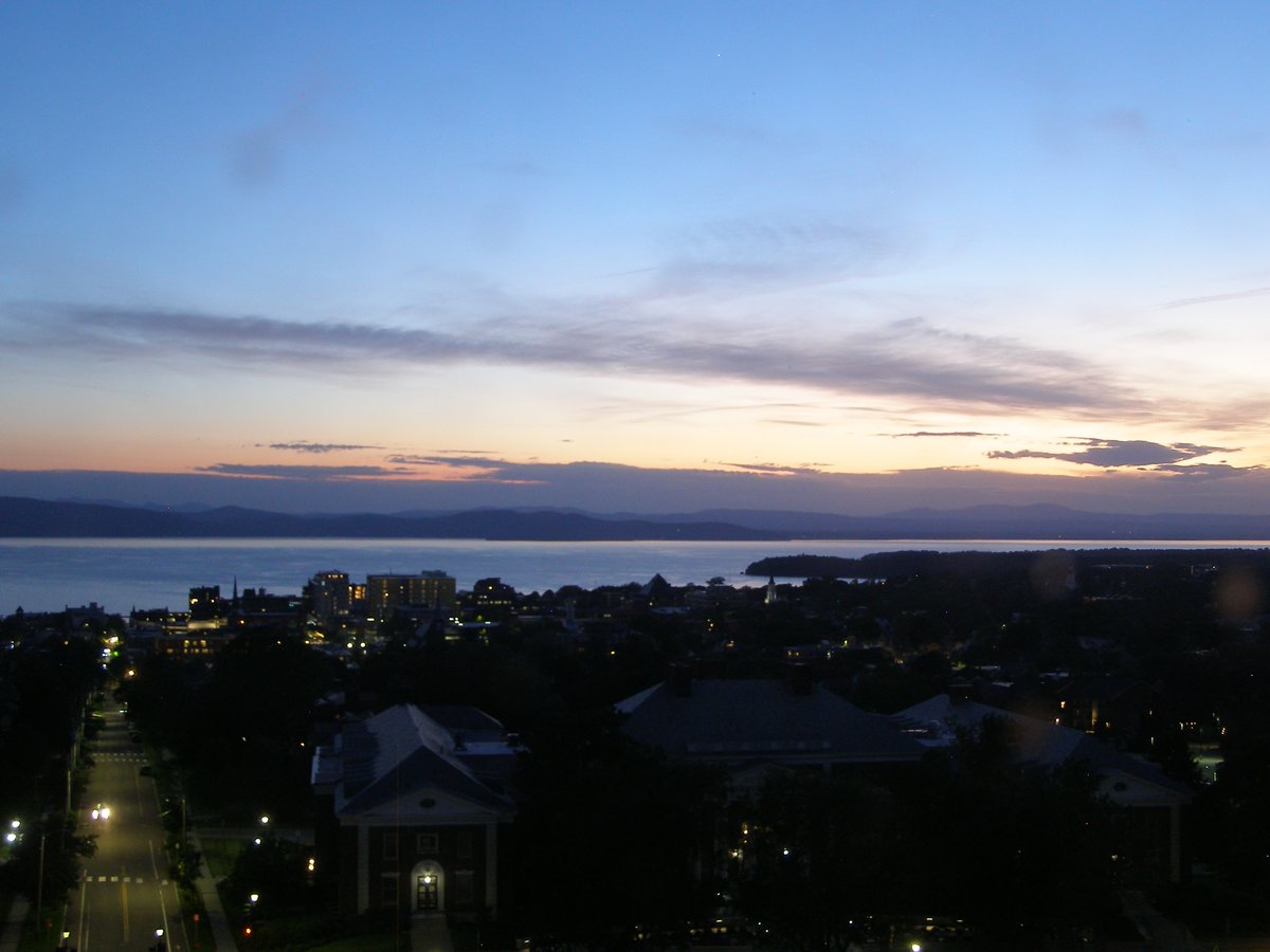 Right view, Burlington sunset on Saturday, June 13, 2026