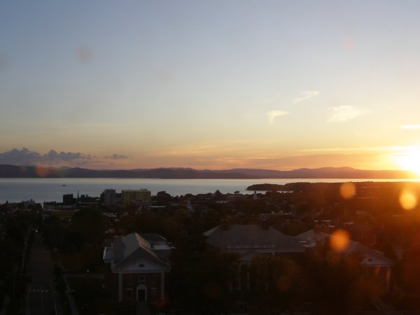 Burlington sunset on Tuesday, June 16, 2026 at 8:43 PM EDT