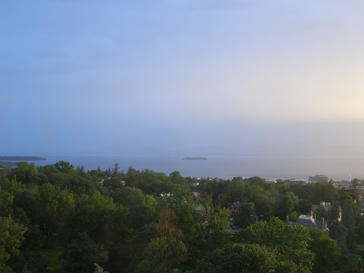 Left view, Burlington sunset on Friday, June 19, 2026