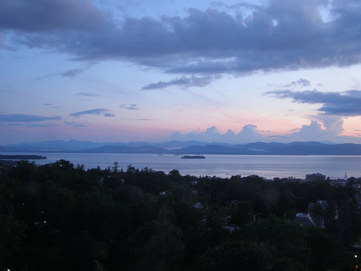 Left view, Burlington sunset on Sunday, June 21, 2026
