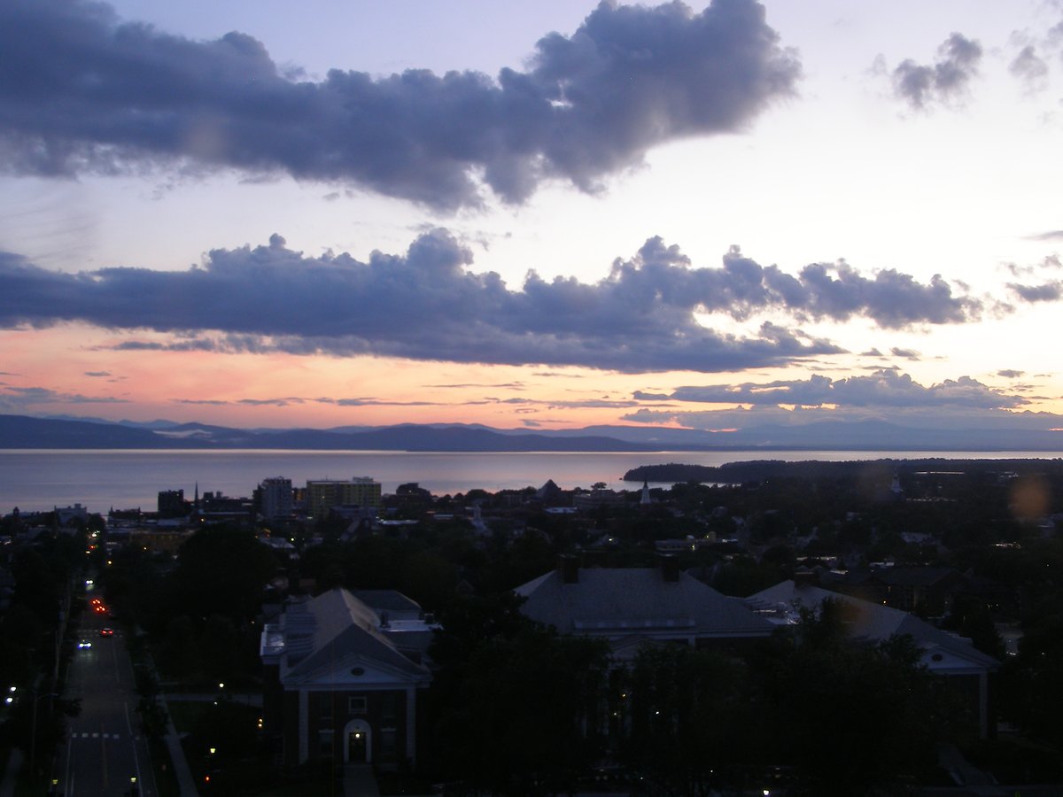 Right view, Burlington sunset on Sunday, June 21, 2026