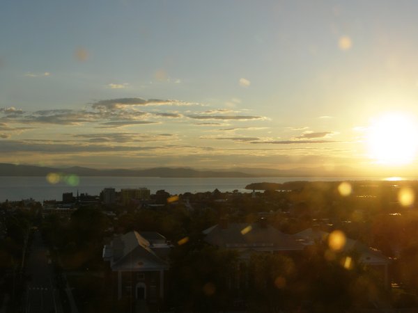 Burlington sunset on Tuesday, June 23, 2026 at 8:18 PM EDT