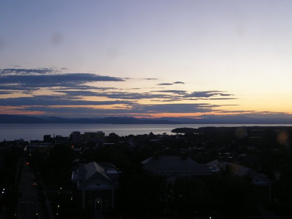 Burlington sunset on Tuesday, June 23, 2026 at 9:13 PM EDT