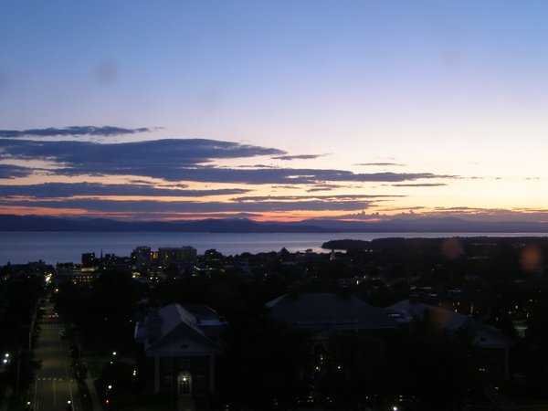 Burlington sunset on Tuesday, June 23, 2026 at 9:18 PM EDT