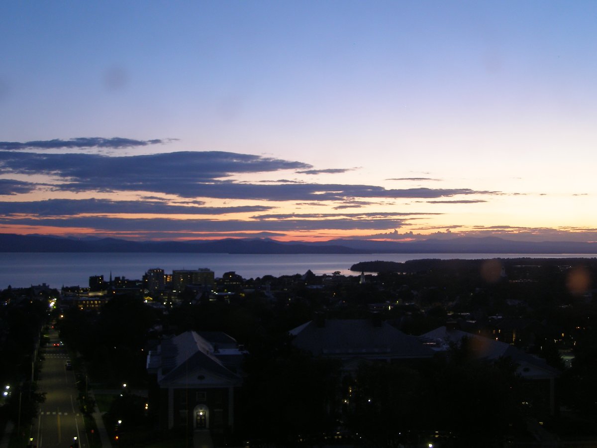 Right view, Burlington sunset on Tuesday, June 23, 2026