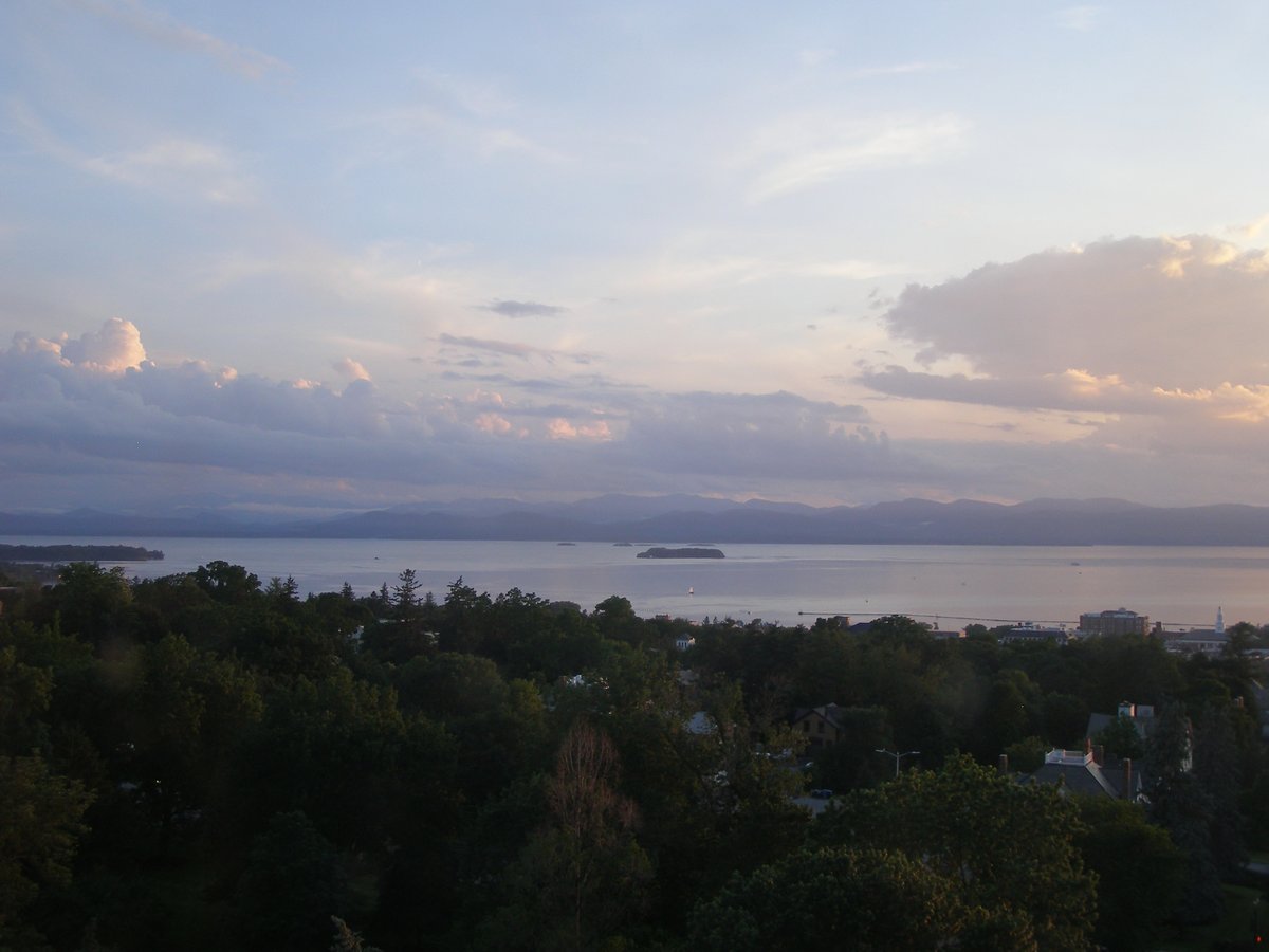 Left view, Burlington sunset on Friday, June 26, 2026