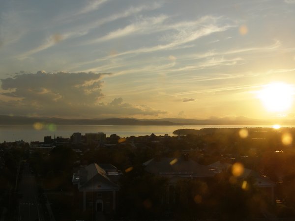 Burlington sunset on Friday, June 26, 2026 at 8:18 PM EDT