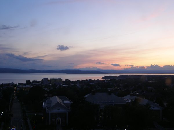 Burlington sunset on Friday, June 26, 2026 at 9:13 PM EDT
