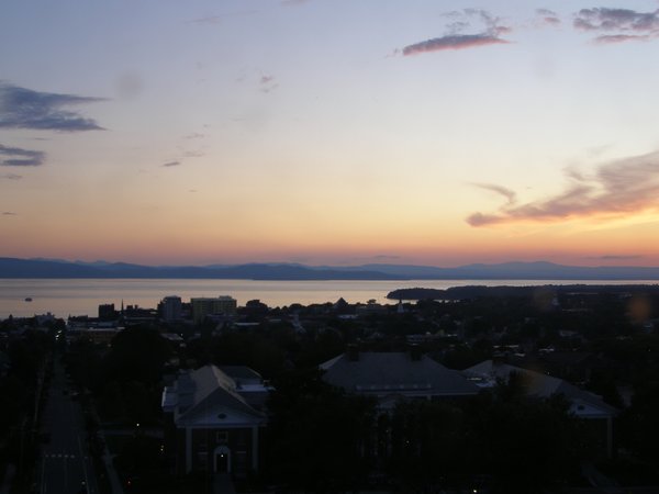 Burlington sunset on Saturday, June 27, 2026 at 8:58 PM EDT