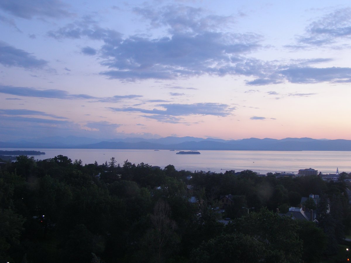 Left view, Burlington sunset on Saturday, June 27, 2026