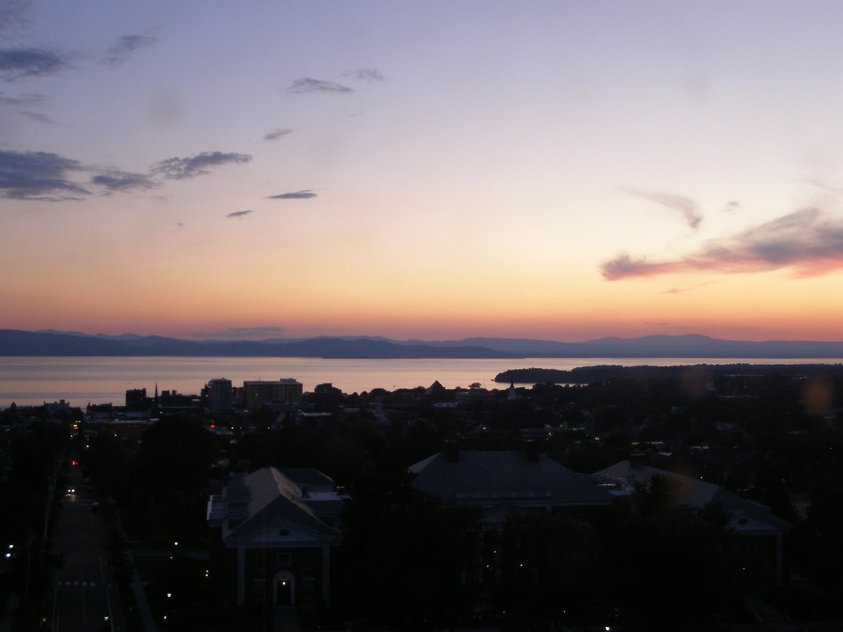 Right view, Burlington sunset on Saturday, June 27, 2026