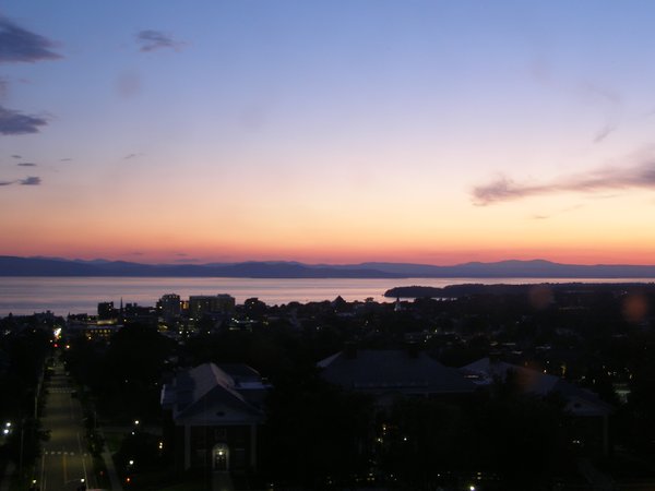 Burlington sunset on Saturday, June 27, 2026 at 9:28 PM EDT