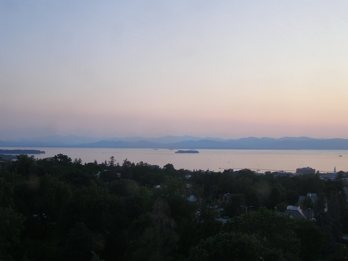 Left view, Burlington sunset on Sunday, June 28, 2026