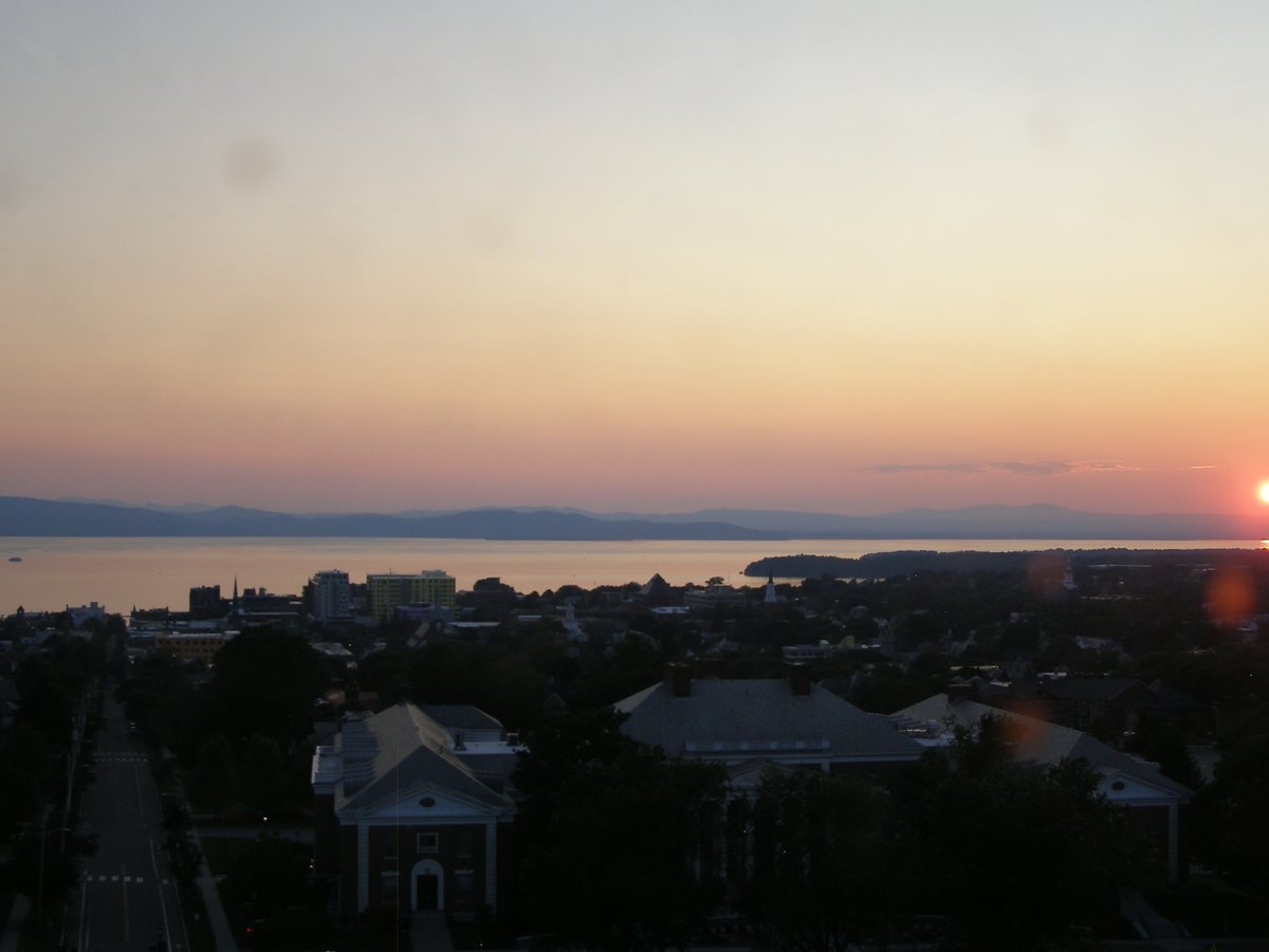 Right view, Burlington sunset on Sunday, June 28, 2026